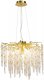 Подвесная люстра AM Group DIAMAND D600 Gold. 