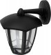 Настенный фонарь уличный  ДБУ 07-8-006 У1 «Дели 3» черный. 