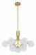 Подвесная люстра Belfast Bryson L-8130-6+3 BR GL. 