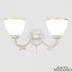 Бра Arte Milano AM342837 342837/2W WT+G. 