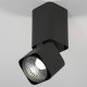 Потолочный светодиодный светильник Elektrostandard Cubus 25043/LED 10W 4000K черный a063682. 