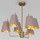 Потолочная люстра Eurosvet Topanga 60173/6 латунь. 