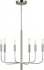 Потолочная люстра Feiss Brianna FE-BRIANNA6-PN. 