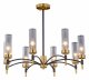 Подвесная люстра Illumico IL5177-8PLS-29 BRASS TUBO. 