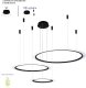 Подвесной светодиодный светильник Crystal Lux Manzana SP67W Led  Black. 