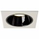 Светильник встраиваемый Feron DL3112 потолочный MR16 G5.3 белый + черный хром 51405. 