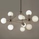 Люстра на штанге Imperiumloft Modo Chandelier White Glass 40,514. 