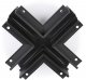 Коннектор X-образный для встраиваемого шинопровода Ambrella light Track System Magnetic GL3358. 