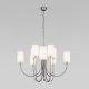 Подвесная люстра Eurosvet Abbey 60164/10 никель Smart. 