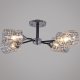 Потолочная люстра Reluce 26260-0.3-04 CR+BK. 
