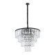 Подвесная люстра Nowodvorski Cristal L Black 7614. 