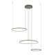 Подвесная люстра Nowodvorski Circolo Led M Silk Oliv E 11398. 