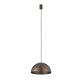 Подвесной светильник Nowodvorski Hemisphere Super S Satine Chocolate 10618. 