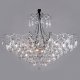 Подвесная люстра Eurosvet 10080/12 хром/прозрачный хрусталь Strotskis. 