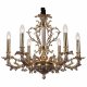 Подвесная люстра Lucia Tucci Firenze 1780.6 Antique Gold. 