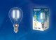 Лампа светодиодная Uniel (UL-00002207) E14 6W 4000K прозрачная LED-G45-6W/NW/E14/CL GLA01TR. 