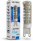 Лампа светодиодная Voltega G9 10W 4000К прозрачная VG9-K1G9cold10W 7039. 