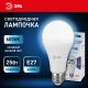 Лампа светодиодная ЭРА E27 25W 6000K матовая LED A65-25W-860-E27. 