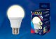 Лампа светодиодная Uniel (UL-00005036) E27 18W 3000K матовая LED-A60 18W/3000K/E27/FR PLP01WH. 