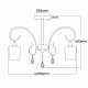 Потолочная люстра MW-Light Блеск 315011308. 