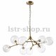 Подвесная люстра Crystal Lux MAXIMO SP9 BRONZE. 