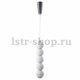 Подвесной светодиодный светильник Crystal Lux Desi SP5 Chrome/White. 