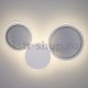 Настенный светодиодный светильник Eurosvet Rings 40141/1 LED серебро. 