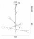 Подвесная люстра Freya Octavia FR5043PL-06BS. 