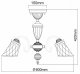 Потолочная люстра MW-Light Ариадна 450019105. 