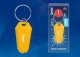 Фонарь-брелок светодиодный (UL-00004096) Uniel Standard Mini от батареек S-KL021-T Yellow. 