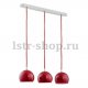 Подвесной светильник Alfa Waterfall Red 21016. 