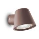 Уличный настенный светильник Ideal Lux Gas AP1 Coffee. 