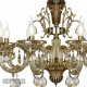 Подвесная люстра iLamp Asia 61079-8 BR. 