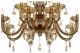 Подвесная люстра iLamp Asia 81069-8+4 BR. 