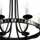 Подвесная люстра iLamp Dream 10190-6P BK. 