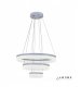 Подвесной светильник iLedex Around D0301-3 (200x400x600) WH. 