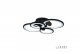 Потолочная люстра iLedex Ring A001/4 MBK. 