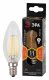 Лампа светодиодная филаментная ЭРА E14 11W 2700K прозрачная F-LED B35-11w-827-E14 Б0046985. 
