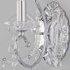 Бра Eurosvet Collana 10096/1 хром/прозрачный хрусталь Strotskis. 