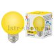 Лампа светодиодная (UL-00006961) Volpe E27 3W желтая LED-G60-3W/Yellow/E27/FR/С. 