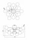 Потолочная люстра Freya Alexis FR5120CL-12G. 