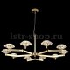 Подвесная люстра Crystal Lux Rebeca SP10 Gold. 