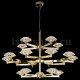 Подвесная люстра Crystal Lux Rebeca SP5+10+5 Gold. 