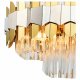 Подвесная люстра Natali Kovaltseva Skala SKALA 81435/8C BRASS SILVER. 