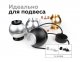 Накладной светильник Ambrella Diy Spot 2 C1102 SBK черный песок D100*H80mm MR16 GU5.3 LED 3W 4200K. 