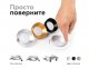 Встраиваемый светильник Ambrella Diy Spot 1 C7653 SGR серый песок D106*H25mm MR16 GU5.3. 