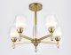 Люстра на штанге Ambrella light Traditional TR3154/5 GD/CL золото/прозрачный E27/5 max 40W D630*460. 