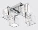 Накладной светильник Ambrella light Traditional 4 TR5213/4 CH/CL хром/прозрачный E27/4 max 40W 630*630*220. 