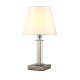 Настольная лампа Crystal Lux Nicolas LG1 Nickel/White. 
