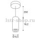 Подвесной светодиодный светильник SLV Numinos S PD Dali 1004451. 